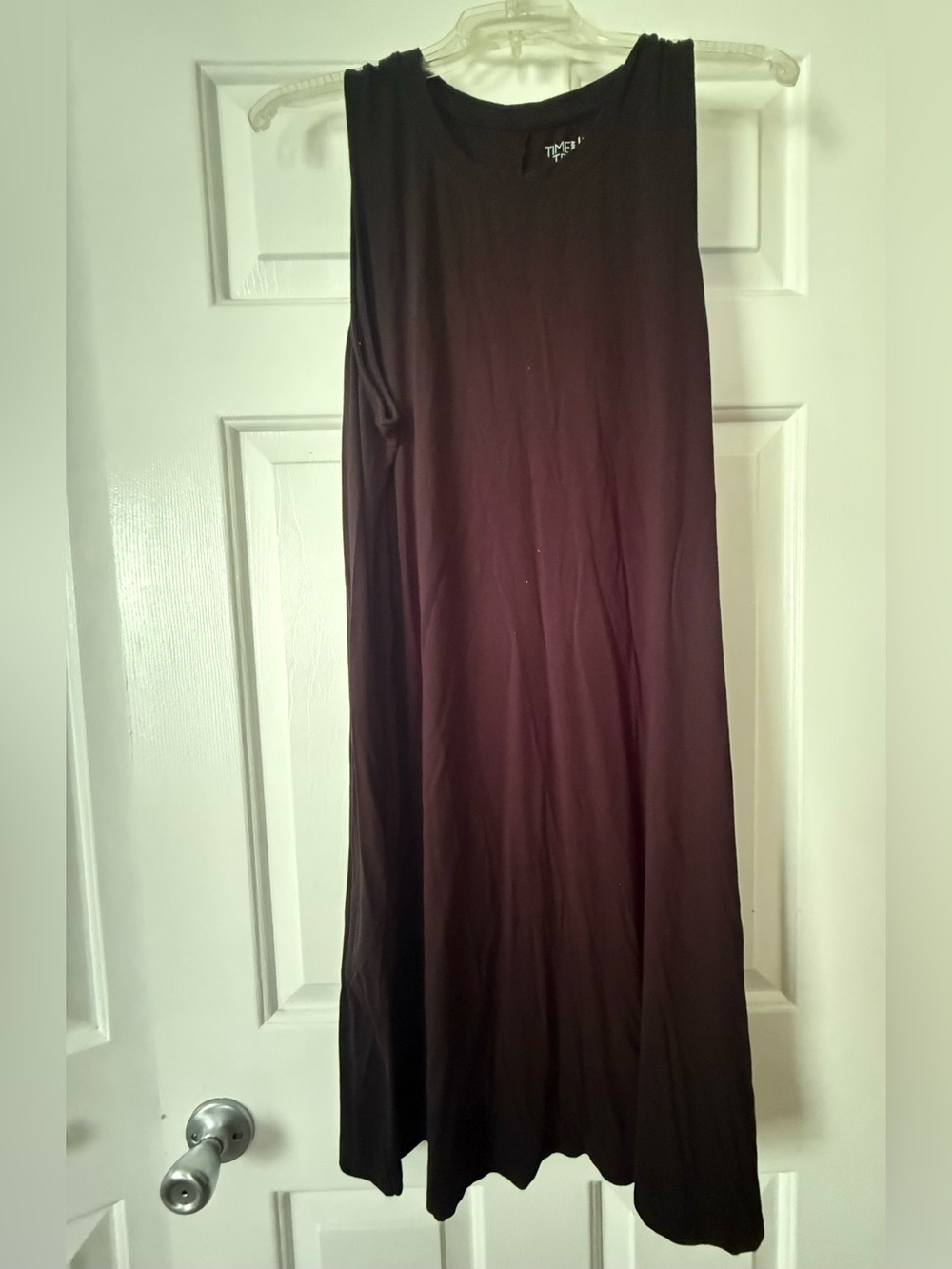 Sleeveless Black Swing Dress xxl